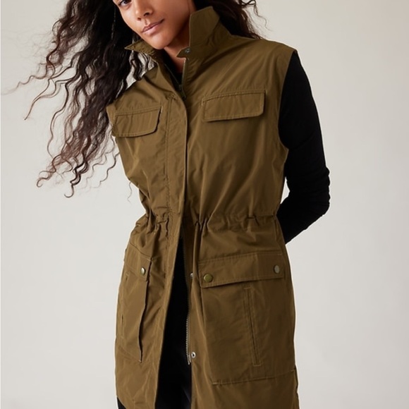 Athleta Boundless Vest, Acacia Olive, small - Picture 4 of 7